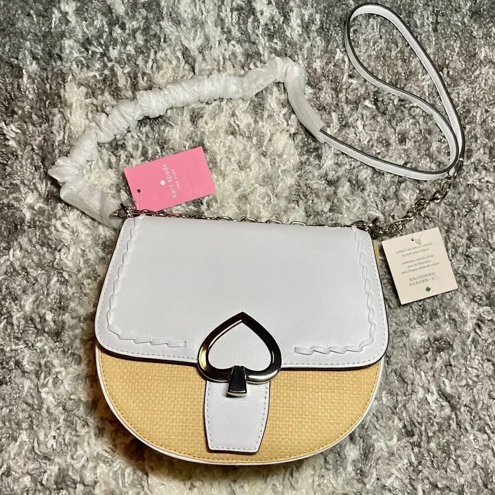 NWT Kate Spade Medium Chain Saddle Bag